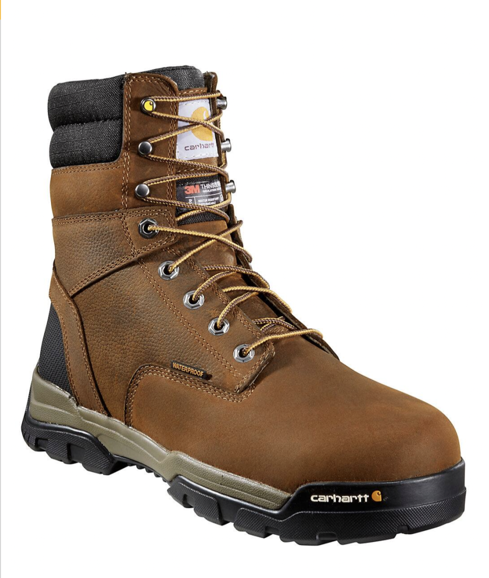 <p><a href="https://go.redirectingat.com?id=74968X1596630&url=https%3A%2F%2Fwww.carhartt.com%2Fproduct%2F800984%2Fground-force-waterproof-insulated-8-composite-toe-work-boot&sref=https%3A%2F%2F" rel="nofollow noopener" target="_blank" data-ylk="slk:Shop Now;elm:context_link;itc:0;sec:content-canvas" class="link ">Shop Now</a></p><p>Ground Force Work Boots</p><p>Carhartt</p><p>$149.99</p>