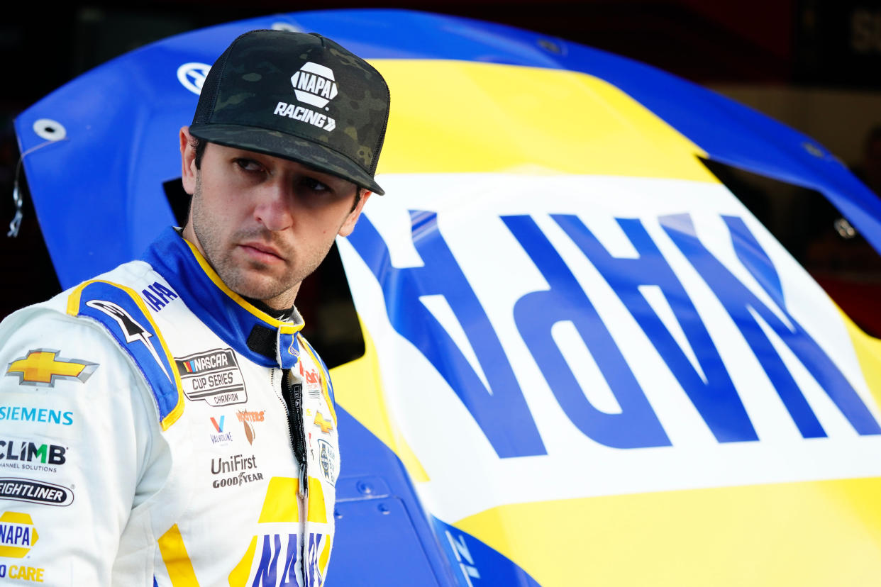 Chase Elliott returns to the NASCAR Cup Series after a five-race absence due to a leg injury. (Photo by John David Mercer-USA TODAY Sports)