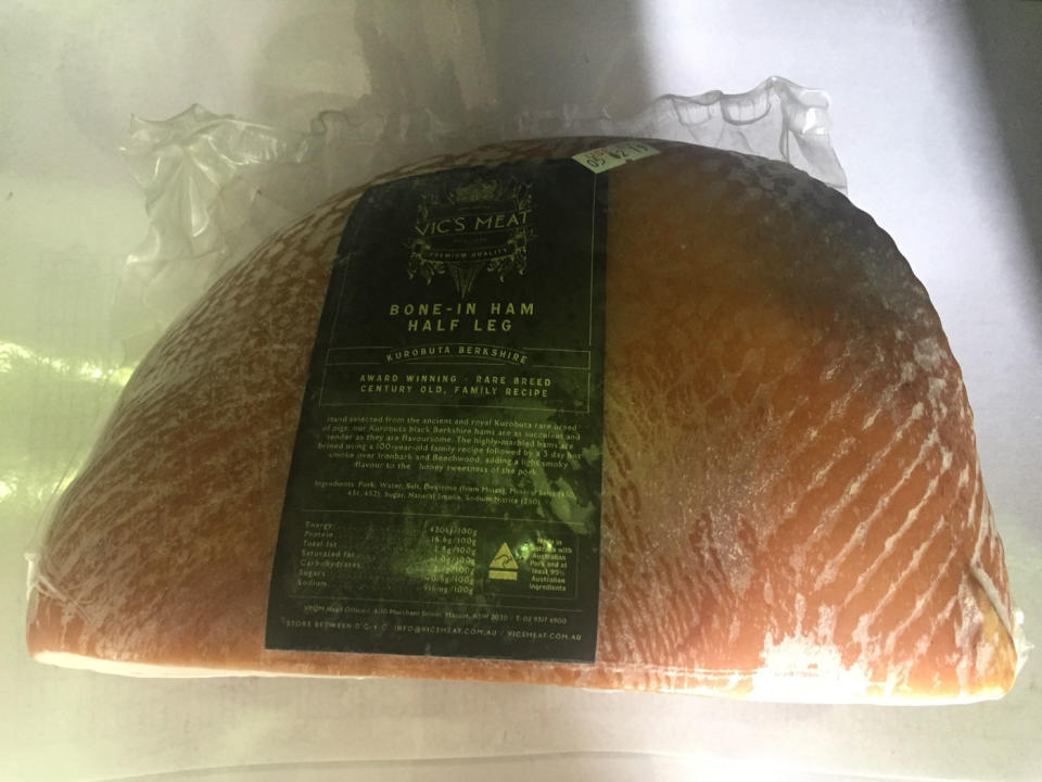 Food Standards Australian and New Zealand issued a recall of Vic’s meat bone-in ham half leg 4.5 kilogram due to Listeria contamination. Source: Food Standards Australian and New Zealand