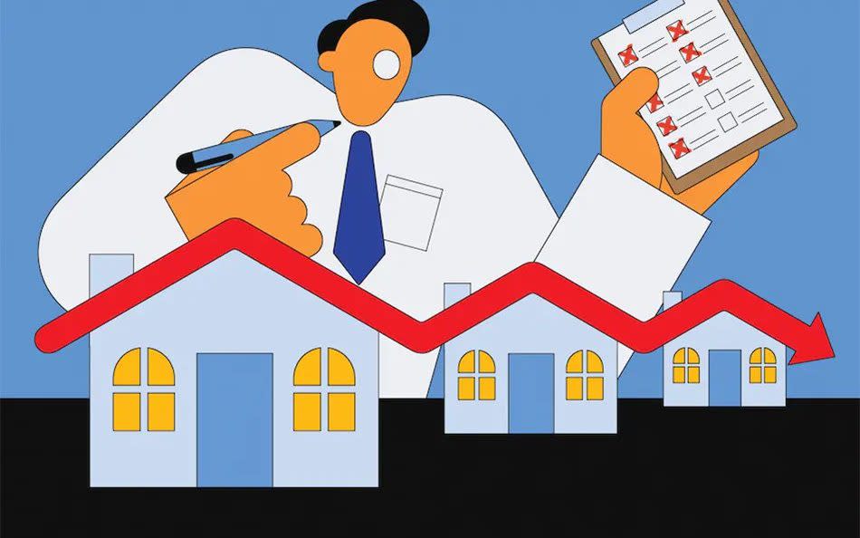 house prices properties down valuations mortgages cost of living