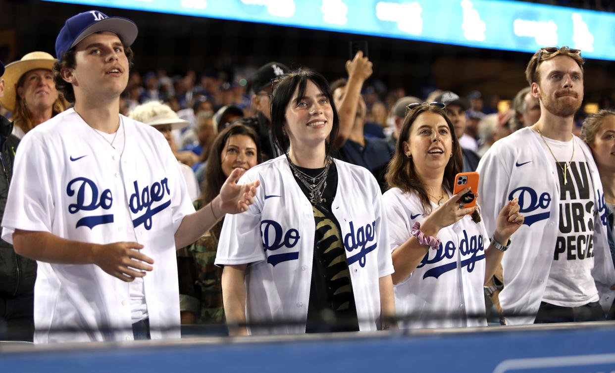 Celebrities At The Los Angeles Dodgers Game (Jerritt Clark / GC Images)