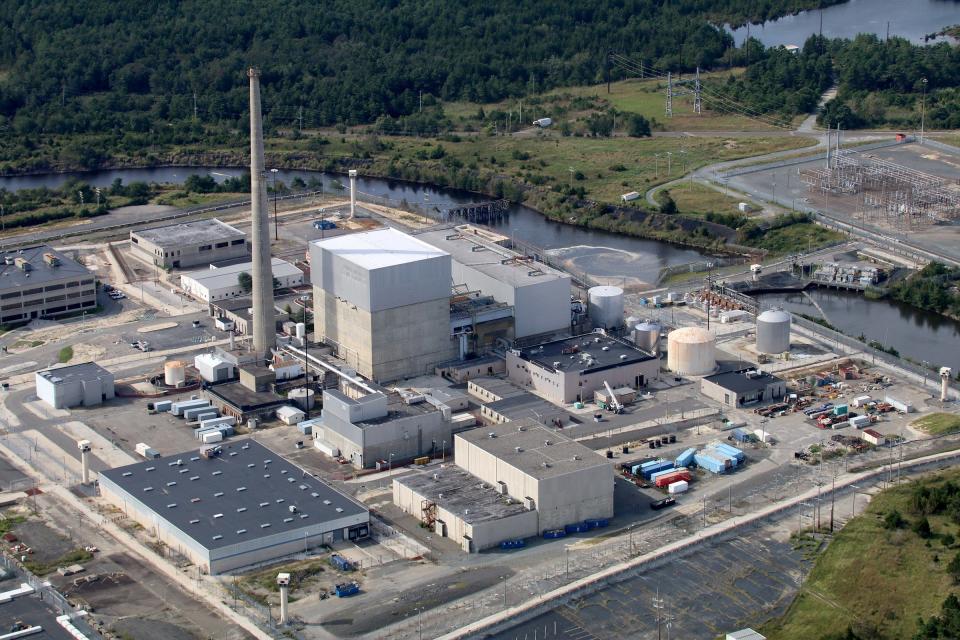 Oyster Creek Nuclear Power Plant in Lacey Township is shown early Sunday, September 1, 2019.