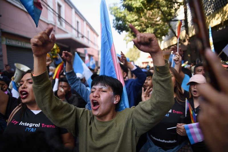 Protest against Congress in Guatemala City