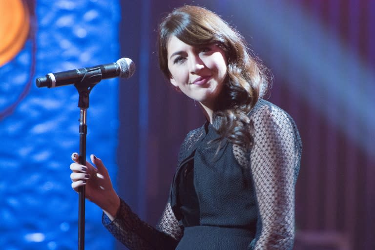 Nolwenn Leroy durant les Francofolies à New York le 19 septembre 2013 (Dave Kotinsky)