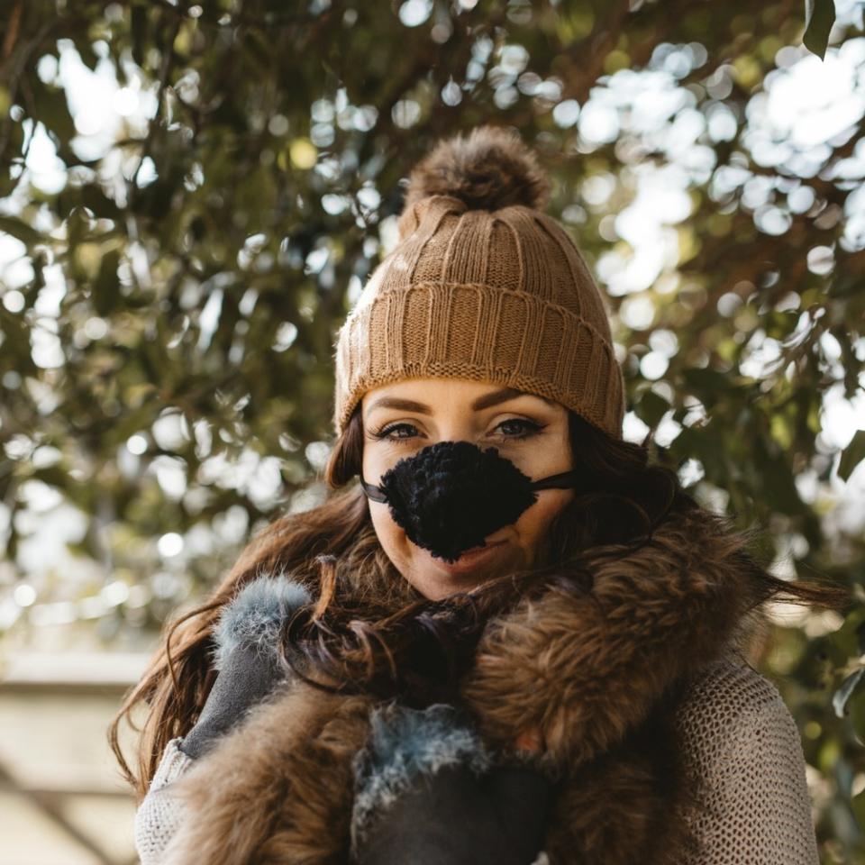 Auch den Faux-Fur-Trend greift das britische Unternehmen “The Nose Warmer Company” auf. (Bild: nosewarmer.com)