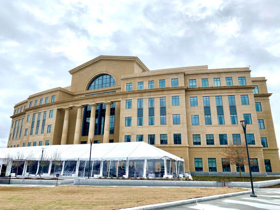 The Nathan Deal Judicial Center in downtown Atlanta houses the Georgia Supreme Court.