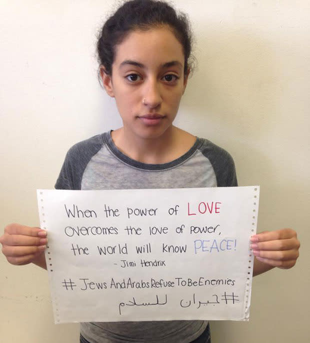 Hashtag asking for peace in the Middle East goes viral.