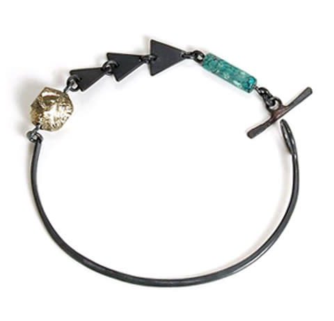 Stone and Honey, Caldera Bracelet, $84