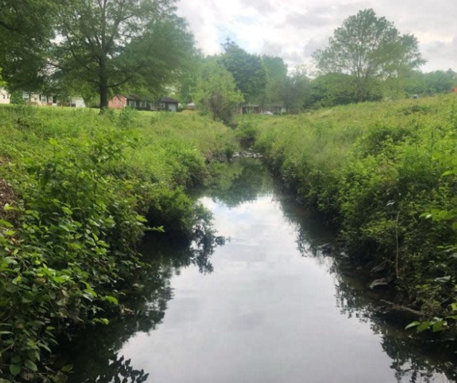 The Brooklyn Creek restoration project has started in Sullivan Park in Hendersonville.