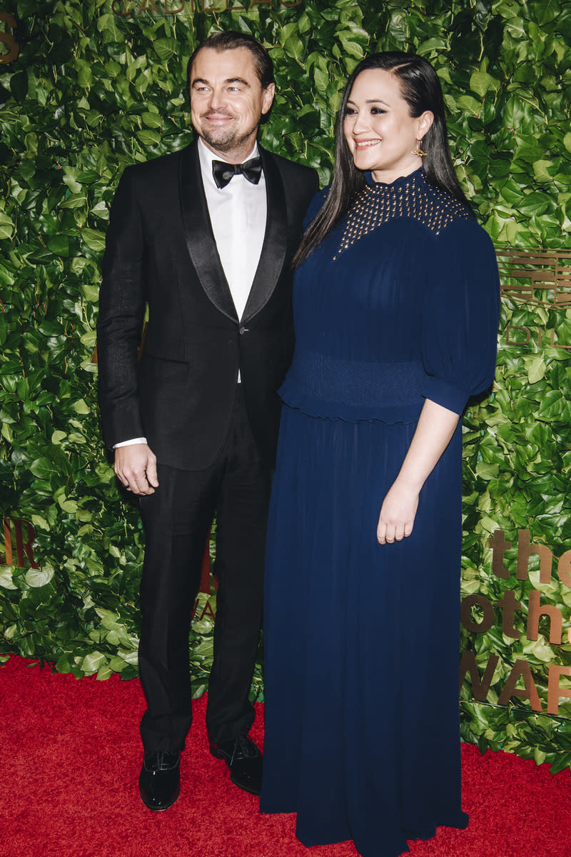 Ο Λεονάρντο Ντι Κάπριο και η Λίλι Γκλάντστοουν στα 33α Ετήσια Βραβεία Gotham που πραγματοποιήθηκε στην Cipriani Wall Street στις 27 Νοεμβρίου 2023 στη Νέα Υόρκη.