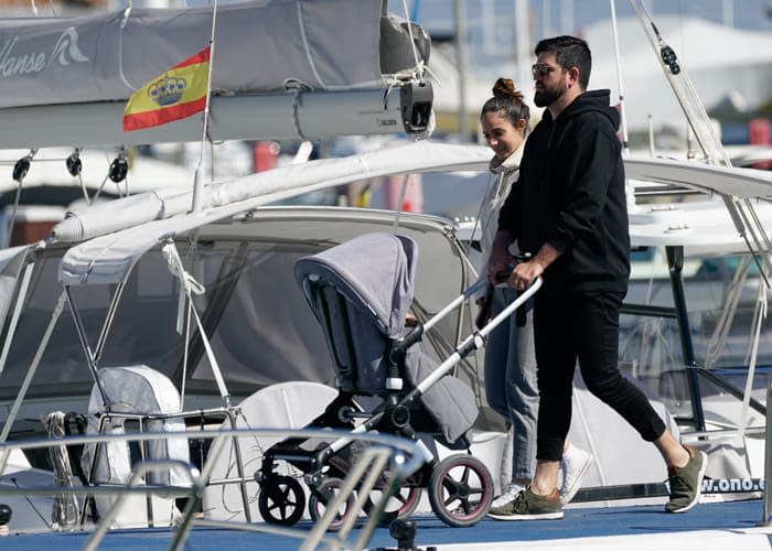 Manu Sánchez y Lorena Sánchez