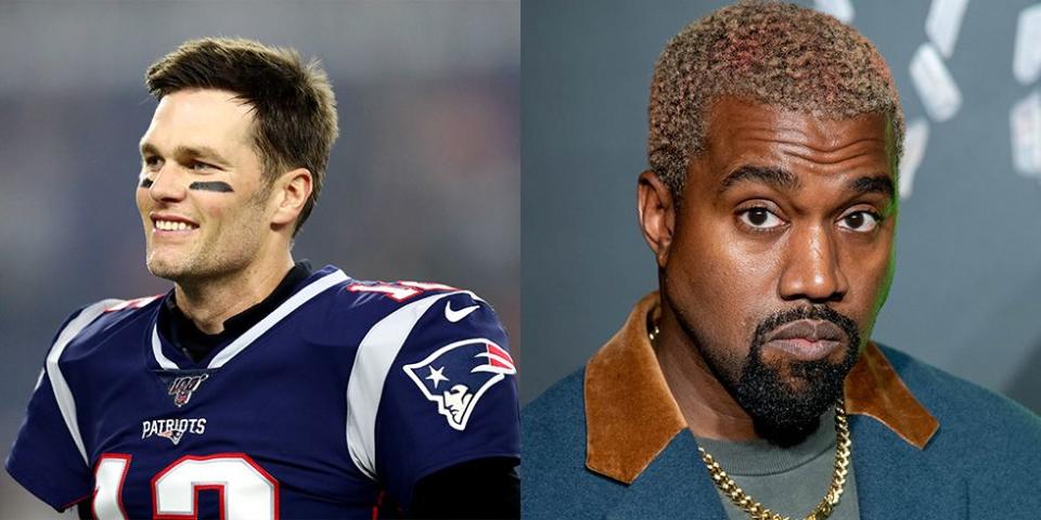 Tom Brady and Kanye West