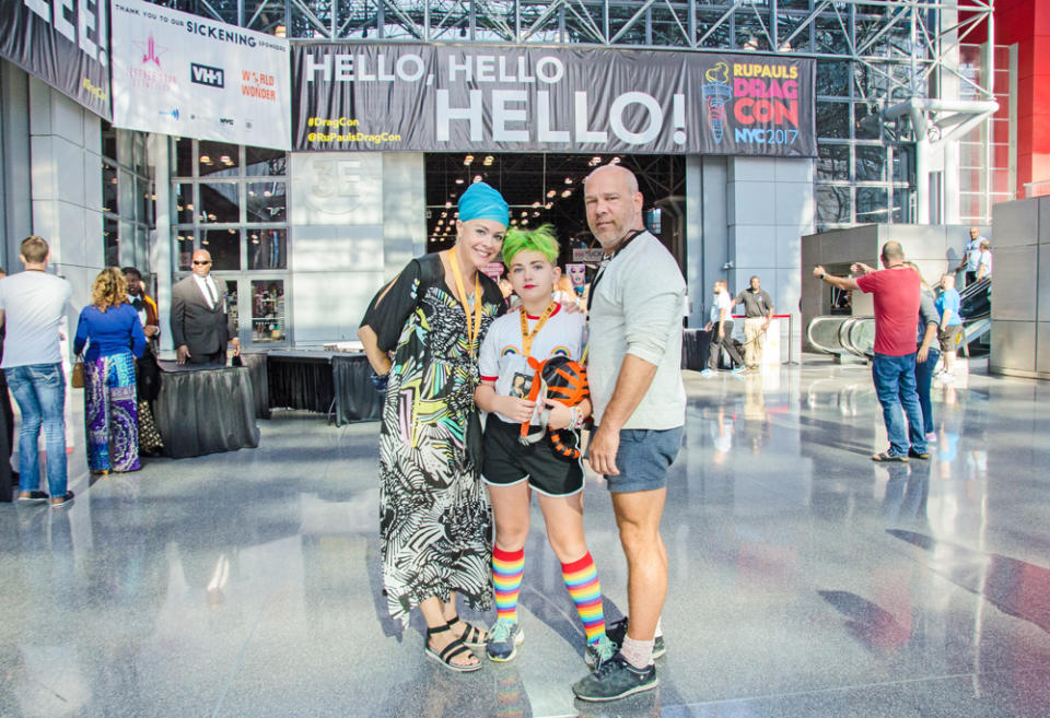 Families were a common sight at RuPaul’s DragCon on Sept. 10 and 11. (Photo: The Drunken Photographer for Yahoo)