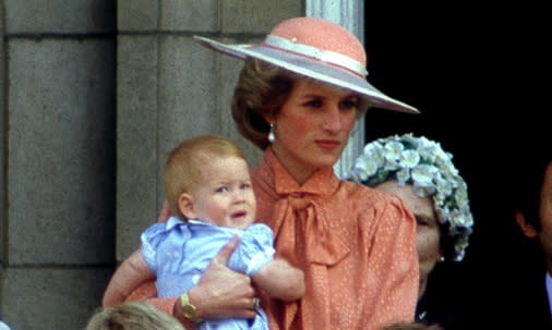 As royal fans wait for Baby Sussex to arrive, we're taking a look back to when the Duke of Sussex was an adorable little tot himself. Prince Harry made public appearances from a young age, attending his very first Trooping the Colour to celebrate the Queen's birthday when he was exactly nine months old. It took Harry a few years to understand that he had to behave on the Buckingham Palace balcony, just as this sweet video below shows! Watch as Princess Diana tries to keep her cheeky little Prince in check.Scroll down for video.