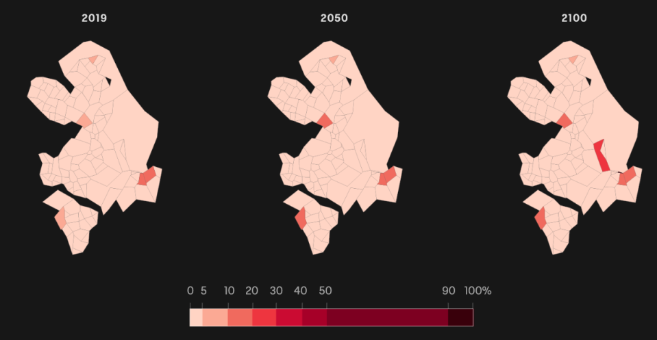 Canberra. (Source: ABC/Climate Risk)