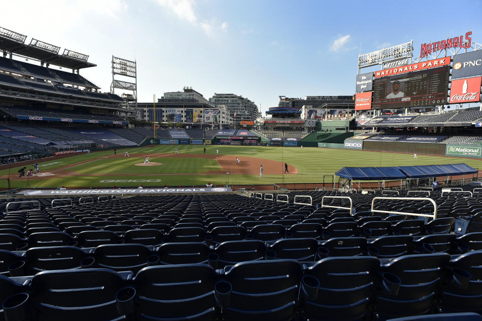 A lack of games across sports wasn't good news for Nevada sportsbooks. (Photo by Randy Litzinger/Icon Sportswire via Getty Images)