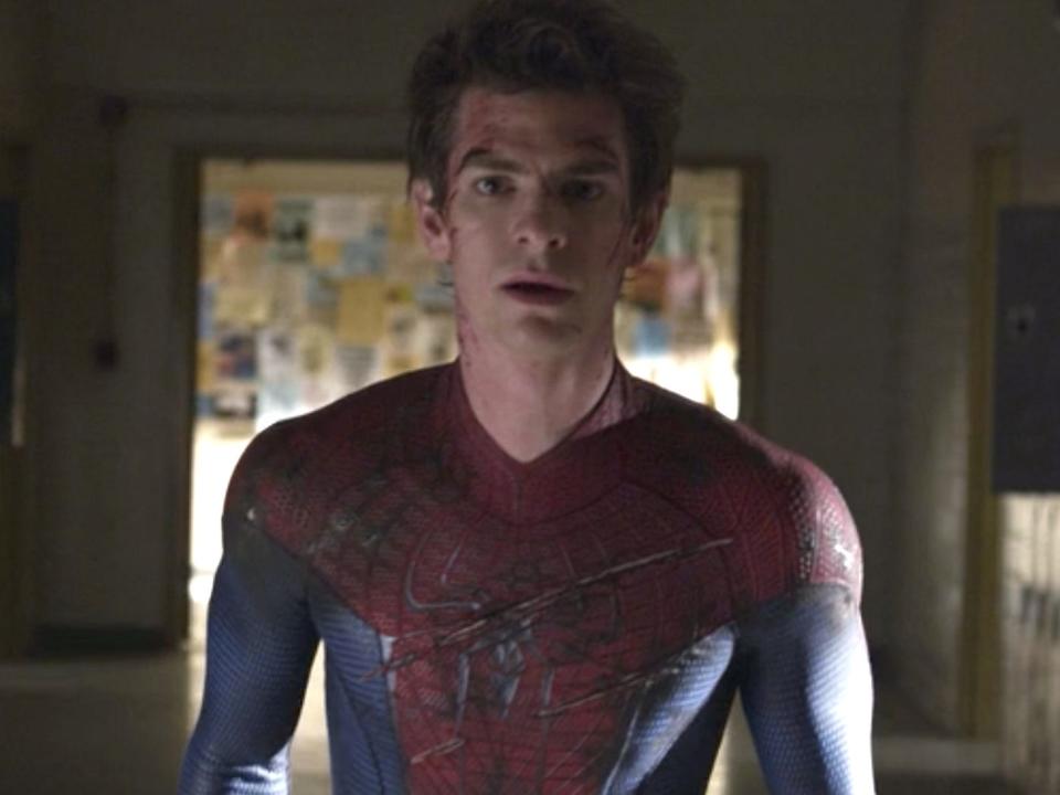 Andrew Garfield as Spider-Man/Peter Parker in "The Amazing Spider-Man."