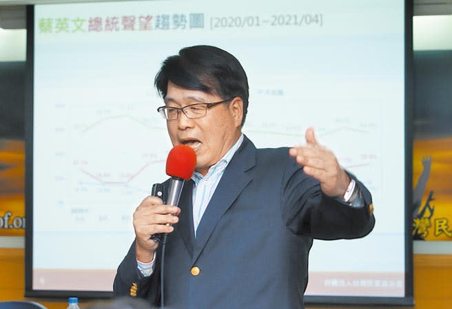 圖為台灣民意基金會游盈隆董事長 。（本報資料照片）