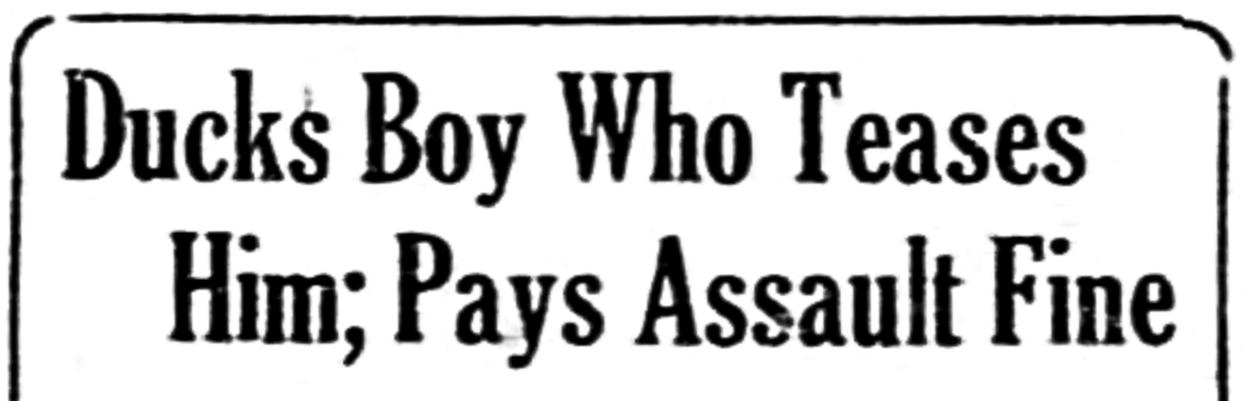 Ripped from the headlines, April 1924.