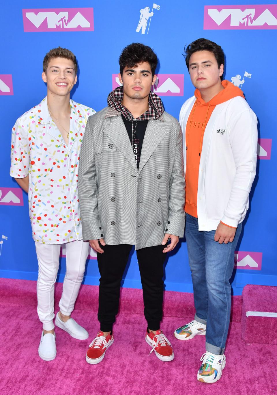 <h1 class="title">Emery Kelly, Ricky Garcia, and Liam Attridge of Forever in Your Mind</h1> <cite class="credit">Photo: Getty Images</cite>