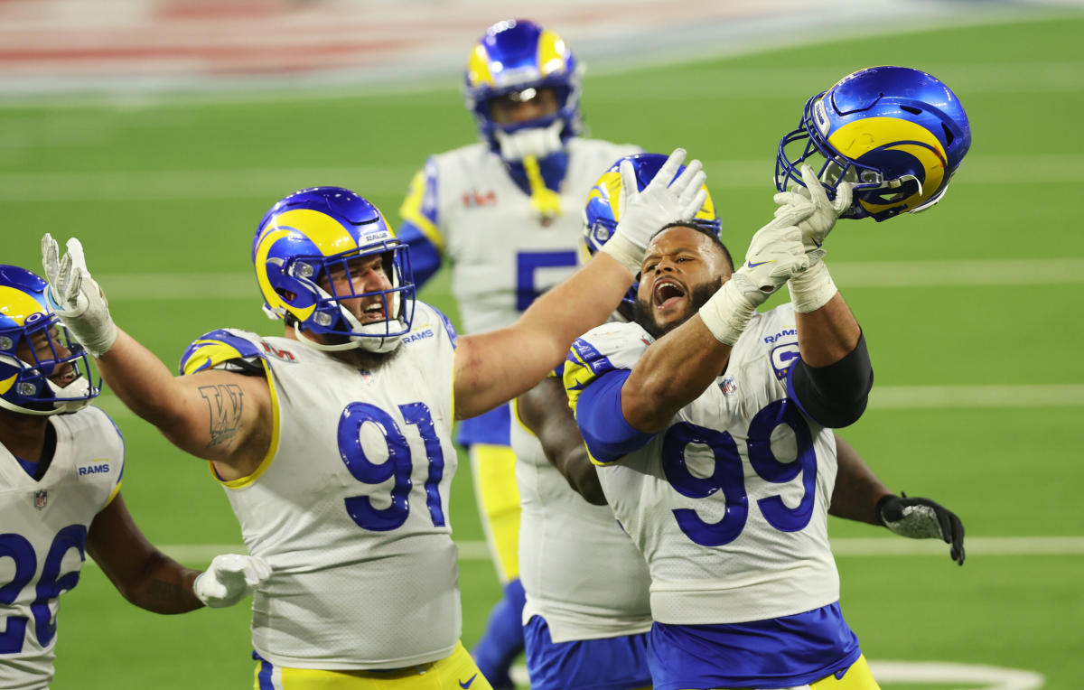 Rams Unveil Super Bowl LVI Championship Banner At SoFi Stadium