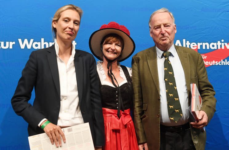 Die AfD setzt im Wahlkampf auf Tradition und Krawall (Bild: dpa)