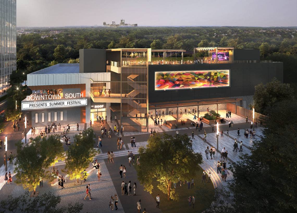 A live entertainment venue with a capacity for 3,500 people will be built as part of the Downtown South entertainment-focused development in Raleigh to host indoor concerts, developer Kane Realty Corporation said.