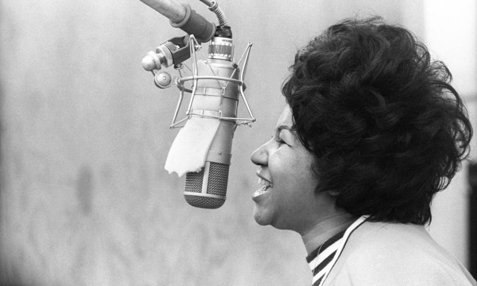 Aretha Franklin in New York in 1969.