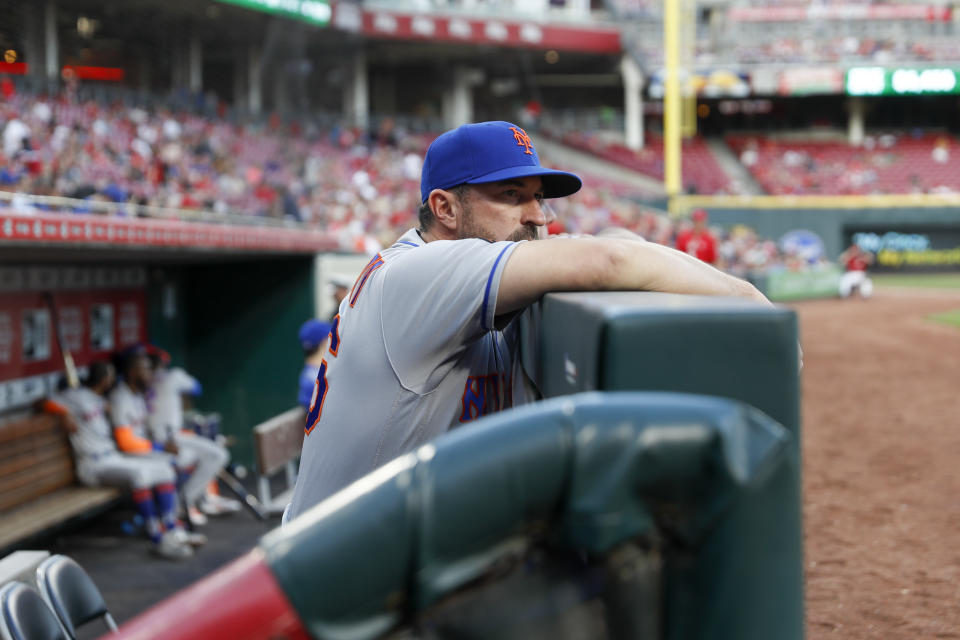 The Mets were Mets-ing again on Wednesday when they hit out of order against the Reds. (AP Photo/John Minchillo)