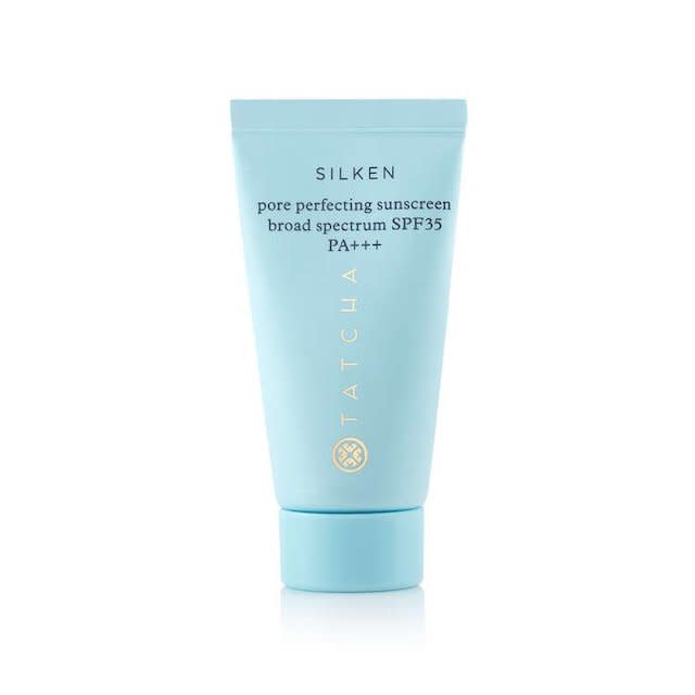 <p>Tatcha has long been renowned for its <a href="https://howl.me/cjupm3LddfC" rel="nofollow noopener" target="_blank" data-ylk="slk:Silken Pore Perfecting Sunscreen Broad Spectrum SPF 35 PA+++;elm:context_link;itc:0;sec:content-canvas" class="link ">Silken Pore Perfecting Sunscreen Broad Spectrum SPF 35 PA+++</a>. As popular as the silky-smooth cream mineral sunscreen is, the brand recently debuted its second suncare SKU, The Silk Sunscreen, which features a liquid formula and the slightest universal peach tint. In addition to blocking out the sun’s harmful rays, this physical SPF hydrates, plumps, and smoothes skin thanks to ingredients like hyaluronic acid and niacinamide.</p> <div class="buy-now pmc-product-wrapper // lrv-u-border-b-1 lrv-u-border-color-grey-light lrv-u-padding-b-150 lrv-u-margin-b-2"> <span class="c-span  buy-now__title lrv-u-font-family-secondary lrv-u-font-weight-700 lrv-u-font-size-28 u-font-size-34@tablet lrv-u-line-height-small lrv-u-display-block"> SILKEN PORE PERFECTING SUNSCREEN</span> <span class="c-span  buy-now__price pmc-product-price lrv-u-font-family-secondary lrv-u-font-size-20 lrv-u-color-grey-dark u-font-size-21@tablet u-letter-spacing-012"> $70</span> <div> <a class="link " href="https://howl.me/cjupm3LddfC" rel="nofollow noopener" target="_blank" data-ylk="slk:Buy now;elm:context_link;itc:0;sec:content-canvas"> <span class="c-button__inner lrv-u-color-white a-font-secondary-bold-xs lrv-u-text-transform-uppercase u-letter-spacing-015"> Buy now </span> </a> </div> </div>