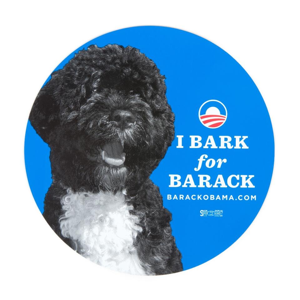 I Bark for Barack Car Magnet