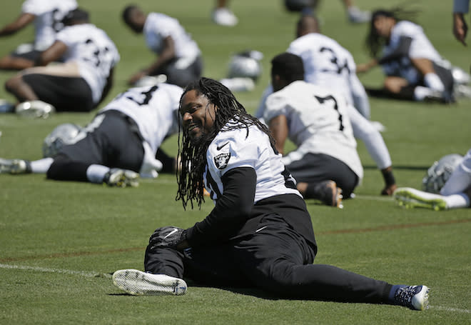 Uncertainty looms with Marshawn Lynch in his return season, but the opportunity is more than ripe. (AP)