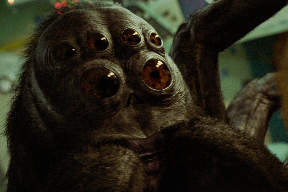 Look into my eyes: Dano as a CGI spider in ‘Spaceman’ (Netflix)