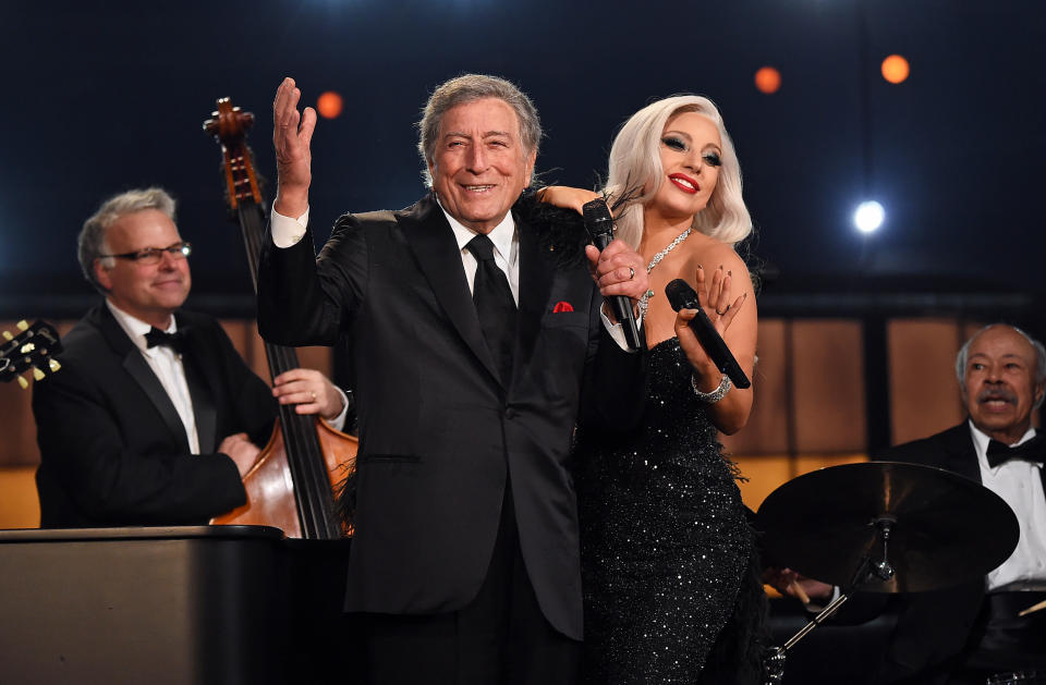 Tony Bennett and Lady Gaga  (Larry Busacca / Getty Images for NARAS)