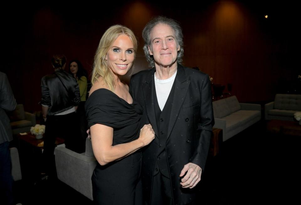Fellow “Curb Your Enthusiasm” star Cheryl Hines said that working with Richard Lewis was “a dream come true.” FilmMagic for HBO