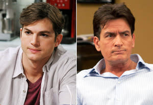 Ashton Kutcher, Charlie Sheen | Photo Credits: Darren Michaels/Warner Bros, Greg Gayne / FX