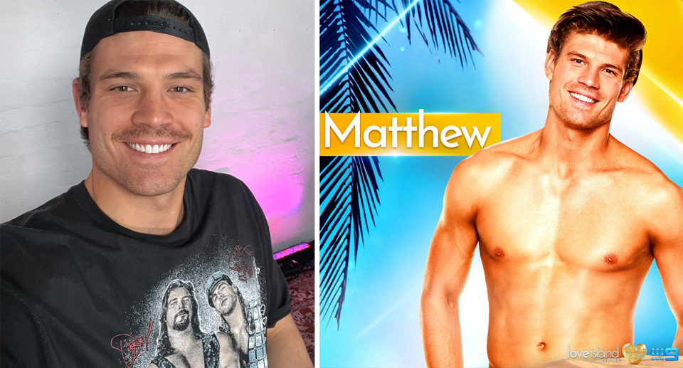 Matthew Zukowski / Matthew with his shirt off on Love Island.