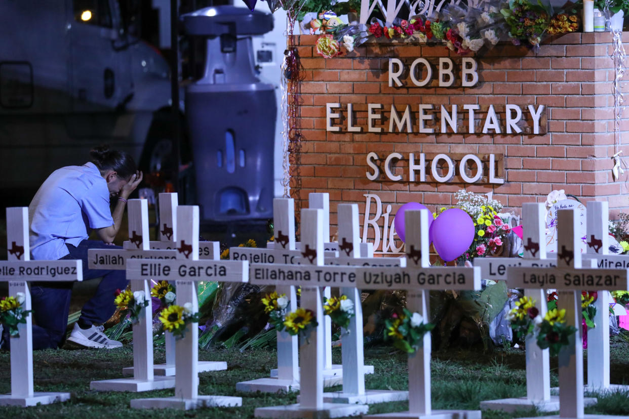 Texas school shooting - Credit: Yasin Ozturk/Anadolu Agency/Getty Images