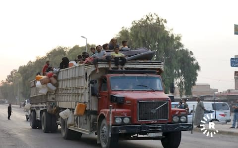 Thousands of people have been displaced by the violence - Credit: HO/AFP via Getty Images