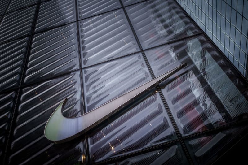 The American athletic footwear Nike's logo seen on the shop on 5th Avenue in Manhattan. Michael Kappeler/dpa