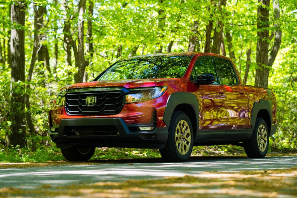 2021 honda ridgeline hpd red gold wheels