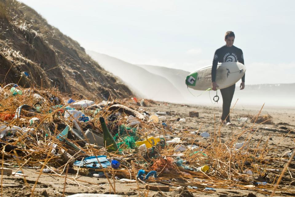 It's estimated that more than 70 per cent of rubbish washed up on Britain's beaches is plastic.