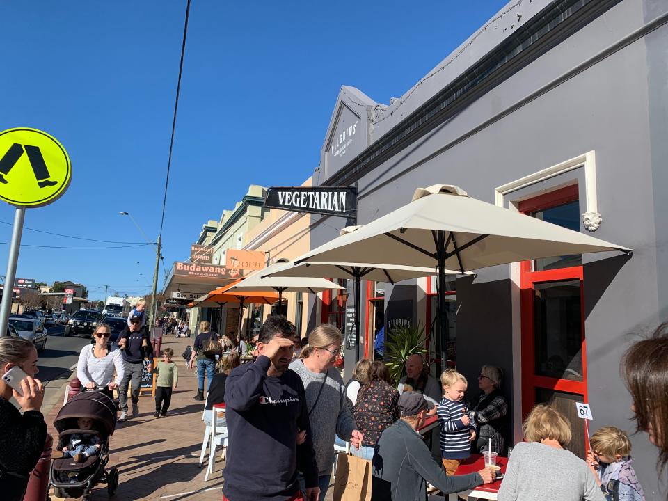 Main street of Milton in NSW