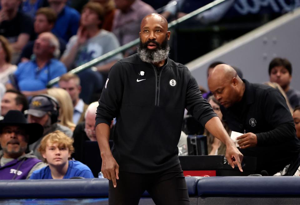 Jacque Vaughn was elevated to head coach after the Nets passed on Ime Udoka.