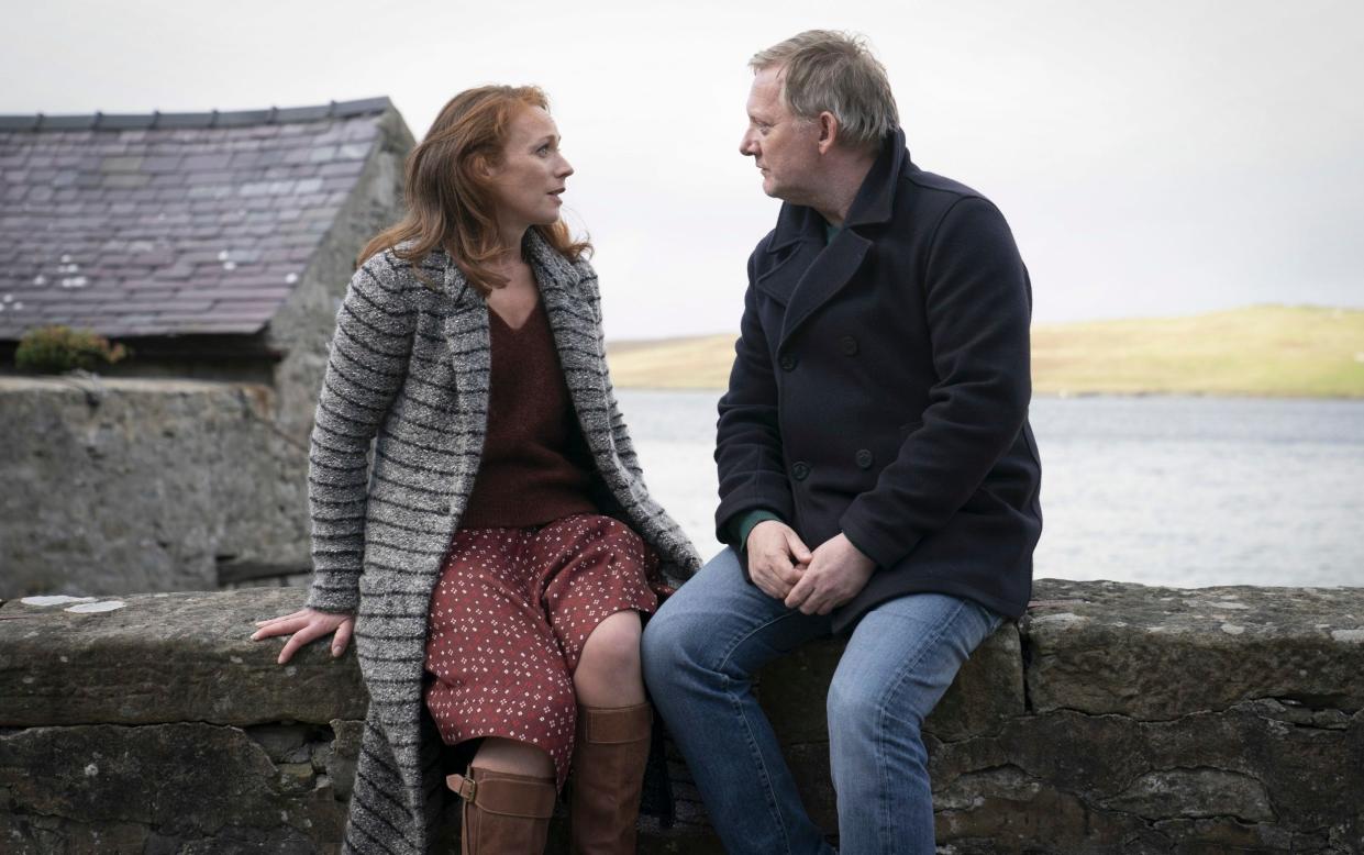  Lucianne McEvoy and Douglas Henshall in BBC's Shetland - Mark Mainz