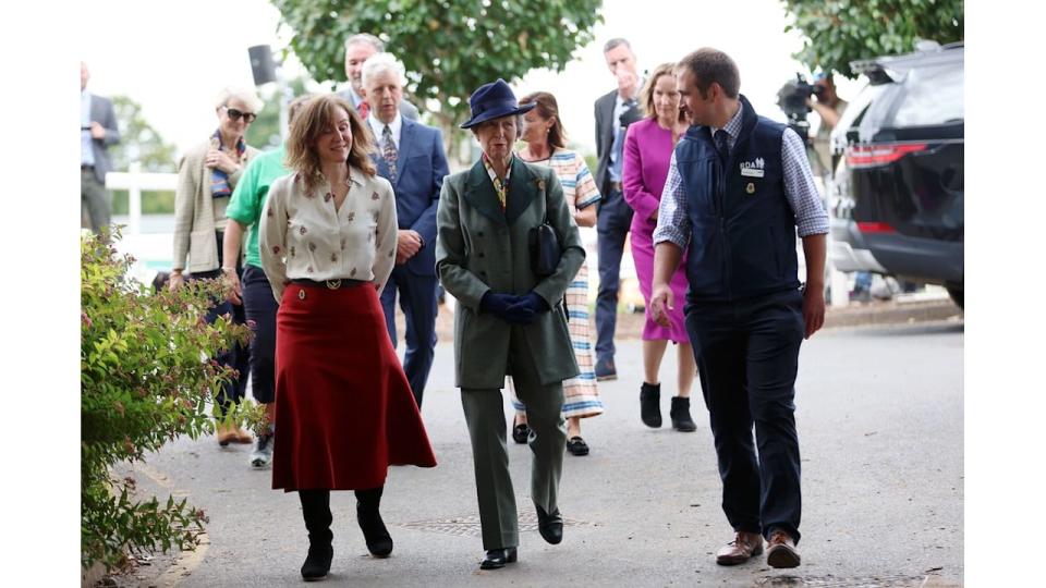 Princess Anne at the Riding for the Disabled Association (RDA) National Championships at Hartpury University and Hartpury College