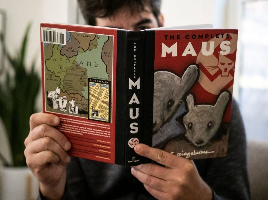 The graphic novel "Maus" by Art Spiegelman