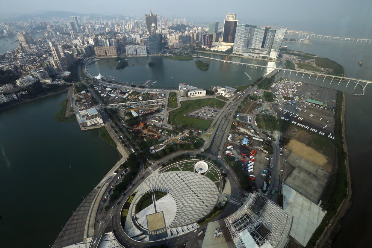 File Photo: A general view of Macau peninsula, China, seen from Macau Tower October 8, 2015. REUTERS/Bobby Yip