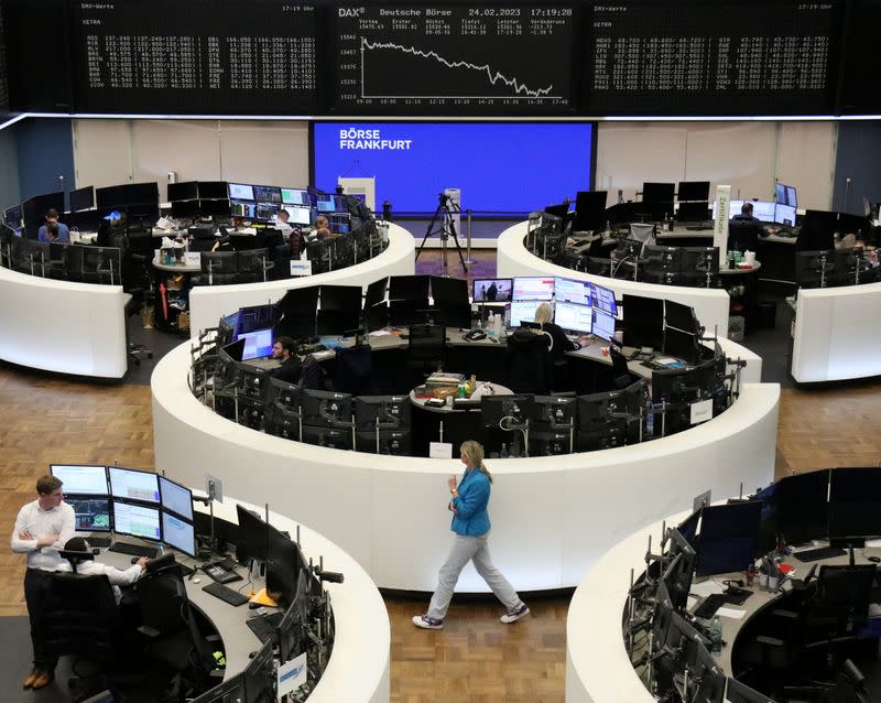 German share price index DAX graph is pictured at the stock exchange in Frankfurt