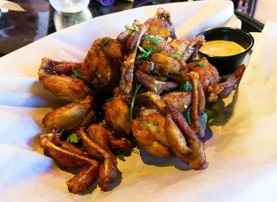 Now closed. Frog legs from Da'Bayou Creole Kitchen in Gilbert.